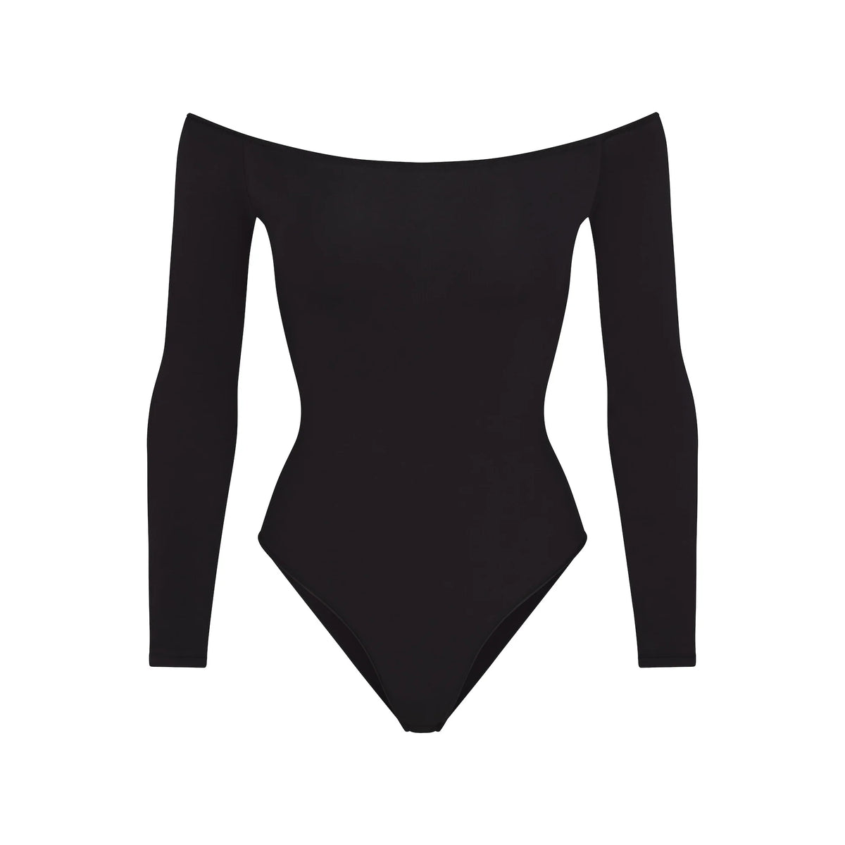 COTTON JERSEY OFF THE SHOULDER BODYSUIT | SOOT