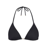 ICONIC SWIM HARDWARE TRIANGLE BIKINI TOP | OBSIDIAN