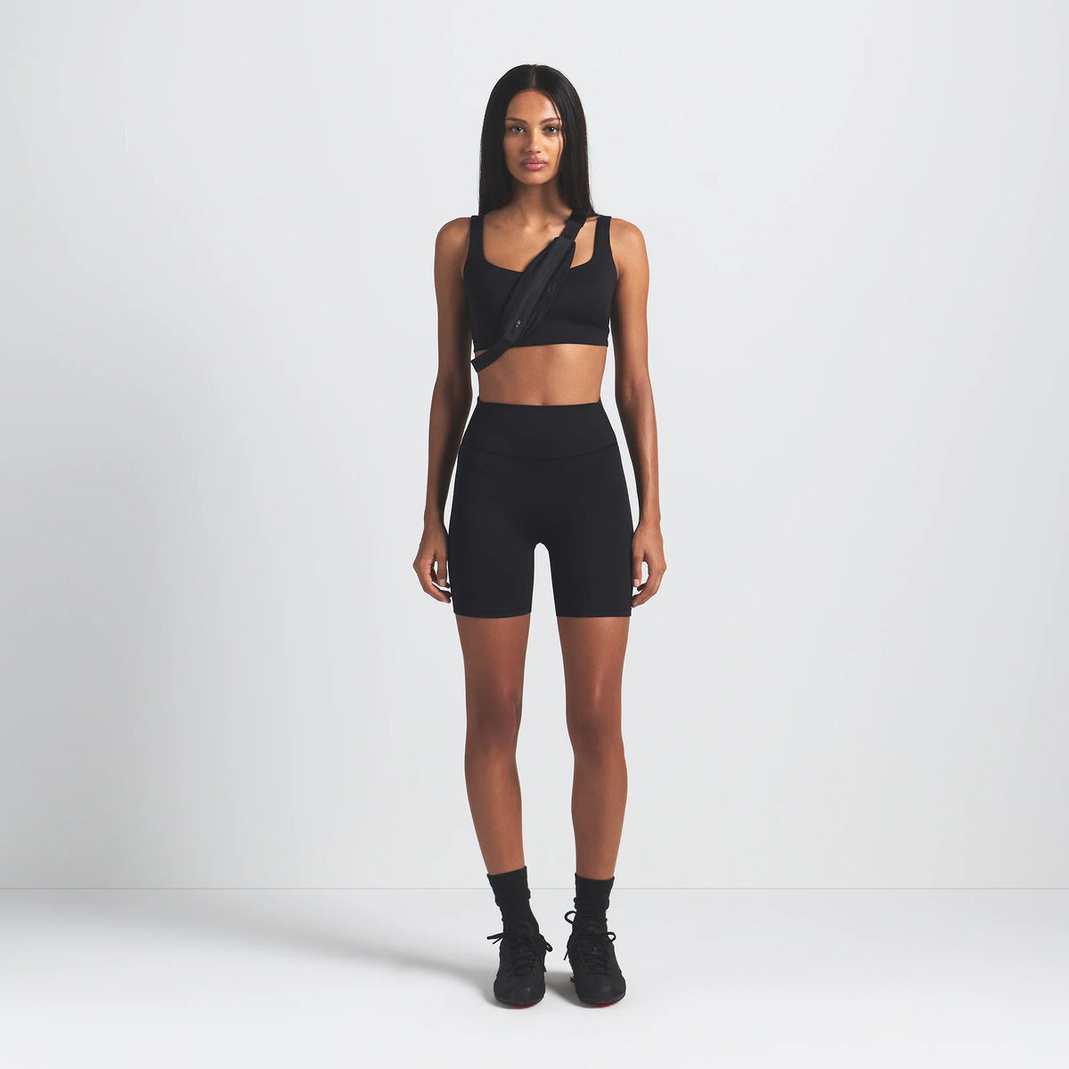 NikeSKIMS MATTE 5" BIKER SHORT | OBSIDIAN