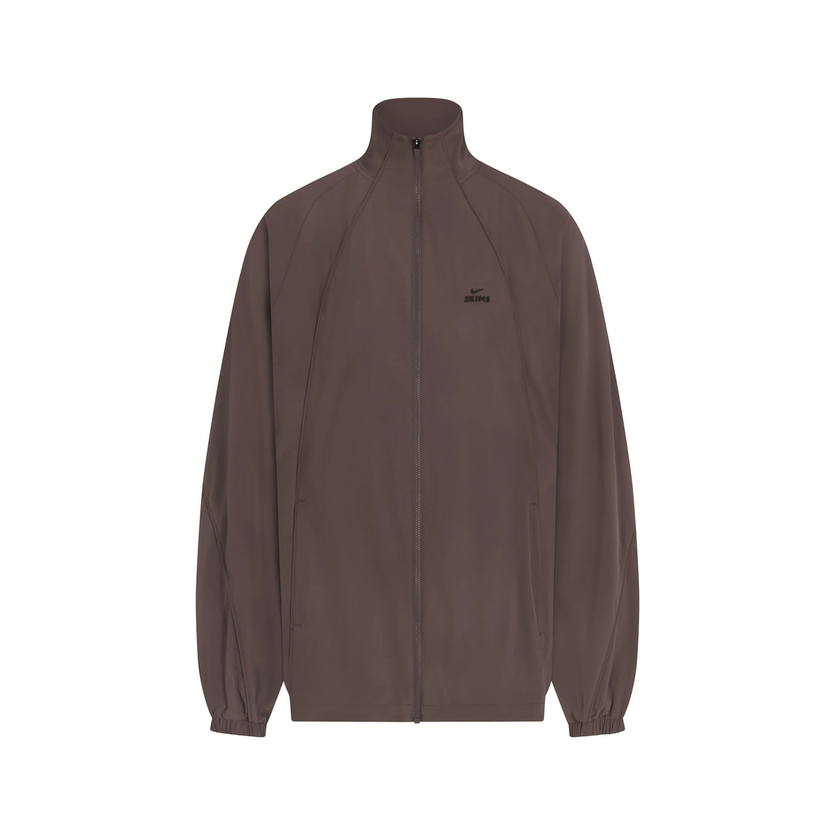 NikeSKIMS STRETCH NYLON OVERSIZED TRACK JACKET | RESIN