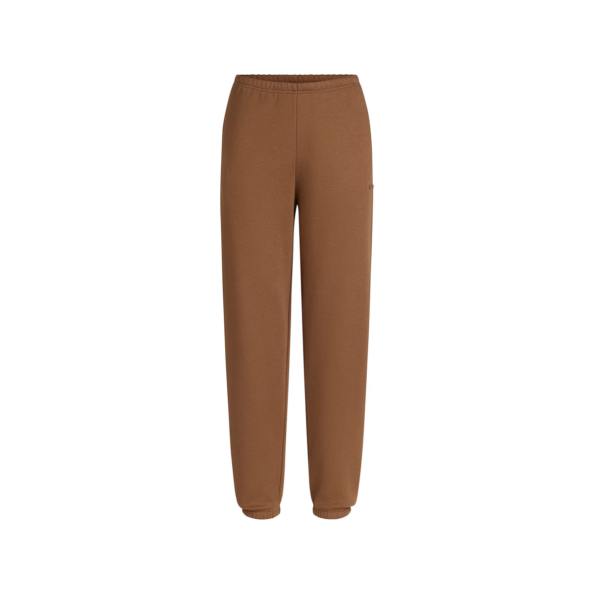COTTON FLEECE JOGGER | BISON