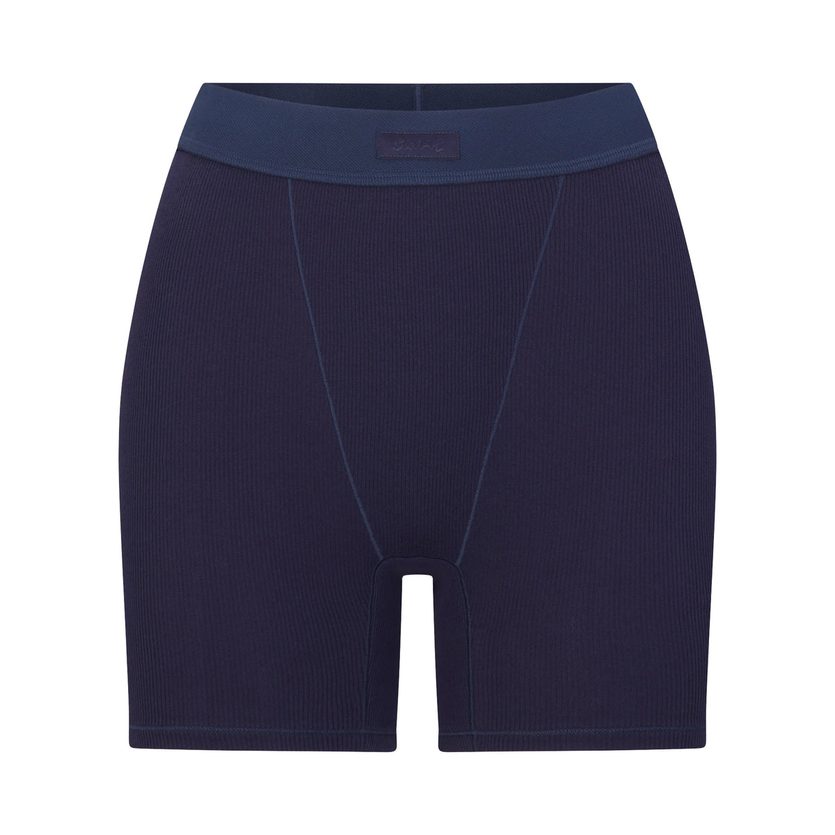 COTTON RIB BOXER | NAVY
