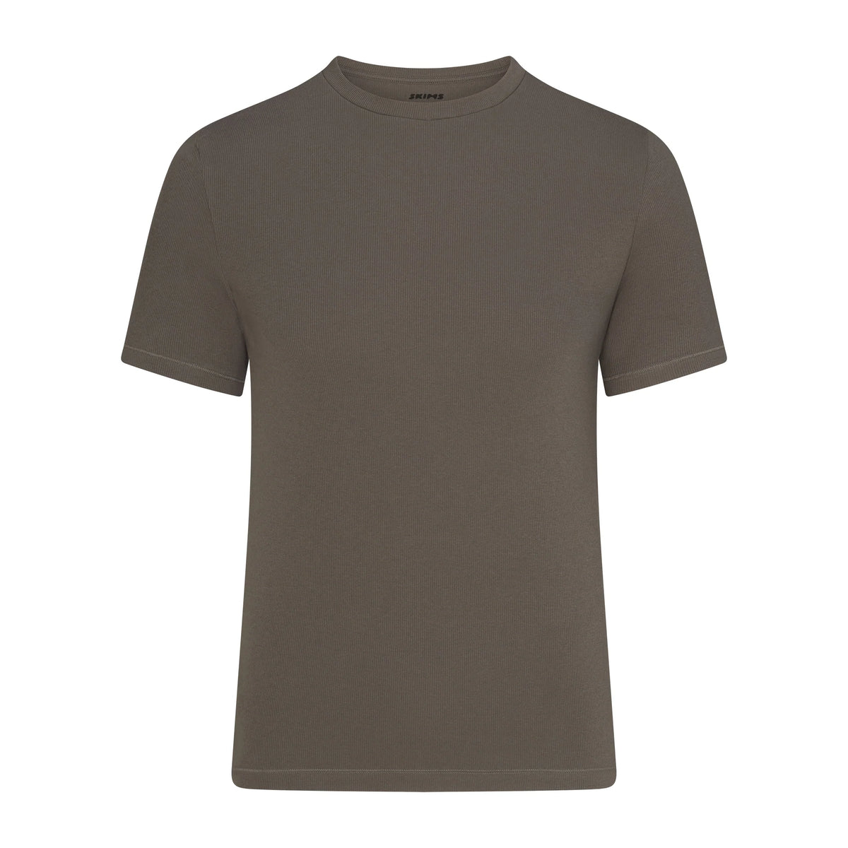 SKIMS COTTON RIB MENS T-SHIRT | JUNGLE