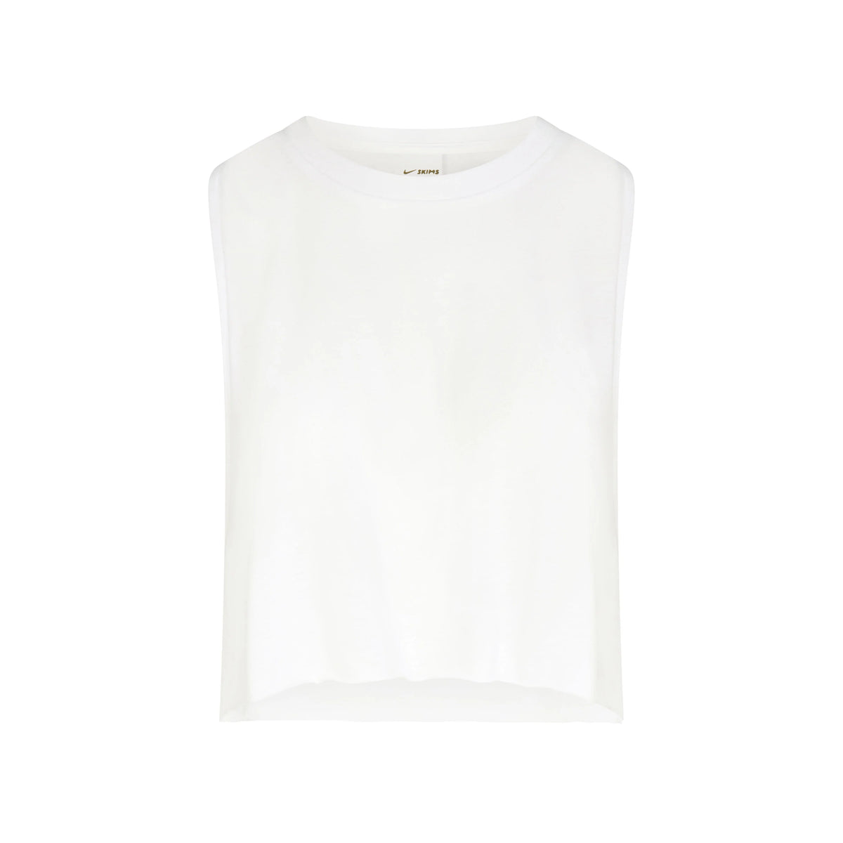 NikeSKIMS PERFORMANCE COTTON BLEND CROP TANK | SNOW