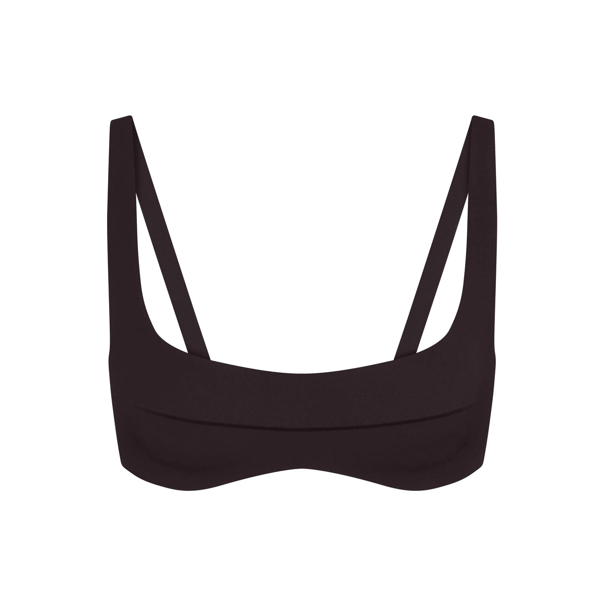 NikeSKIMS STUDIO STRETCH SEAM FRONT MICRO BRA | DARK ROAST