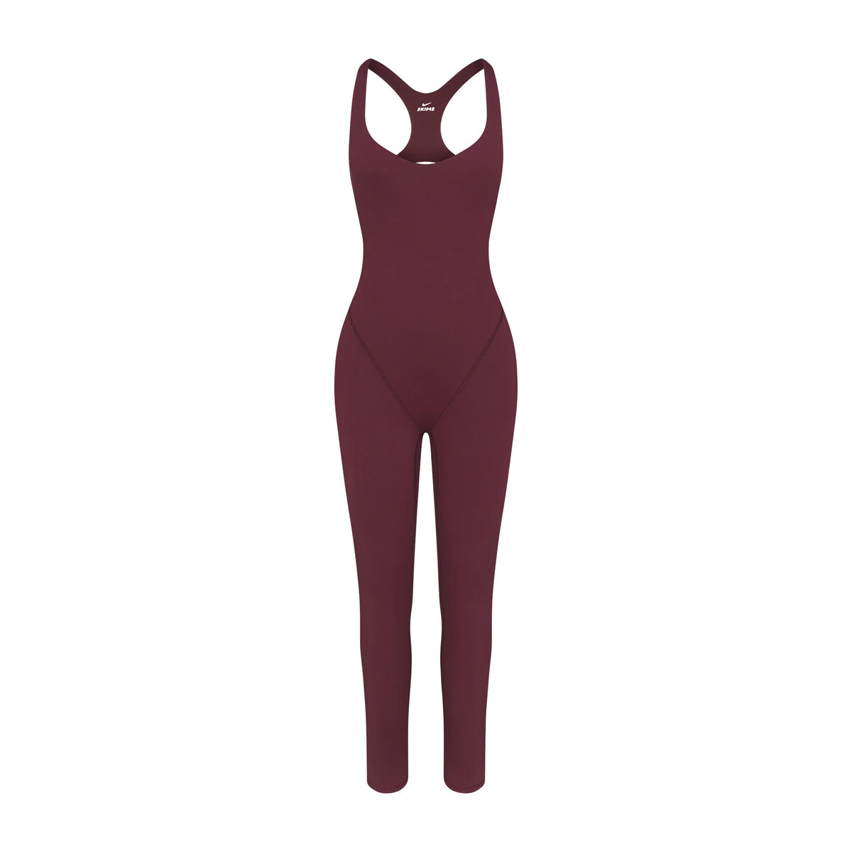 NikeSKIMS MATTE RACER LONG ONE PIECE | CURRANT