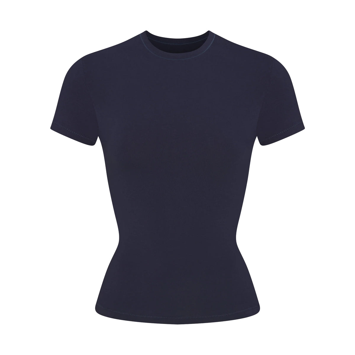 COTTON JERSEY T-SHIRT | NAVY