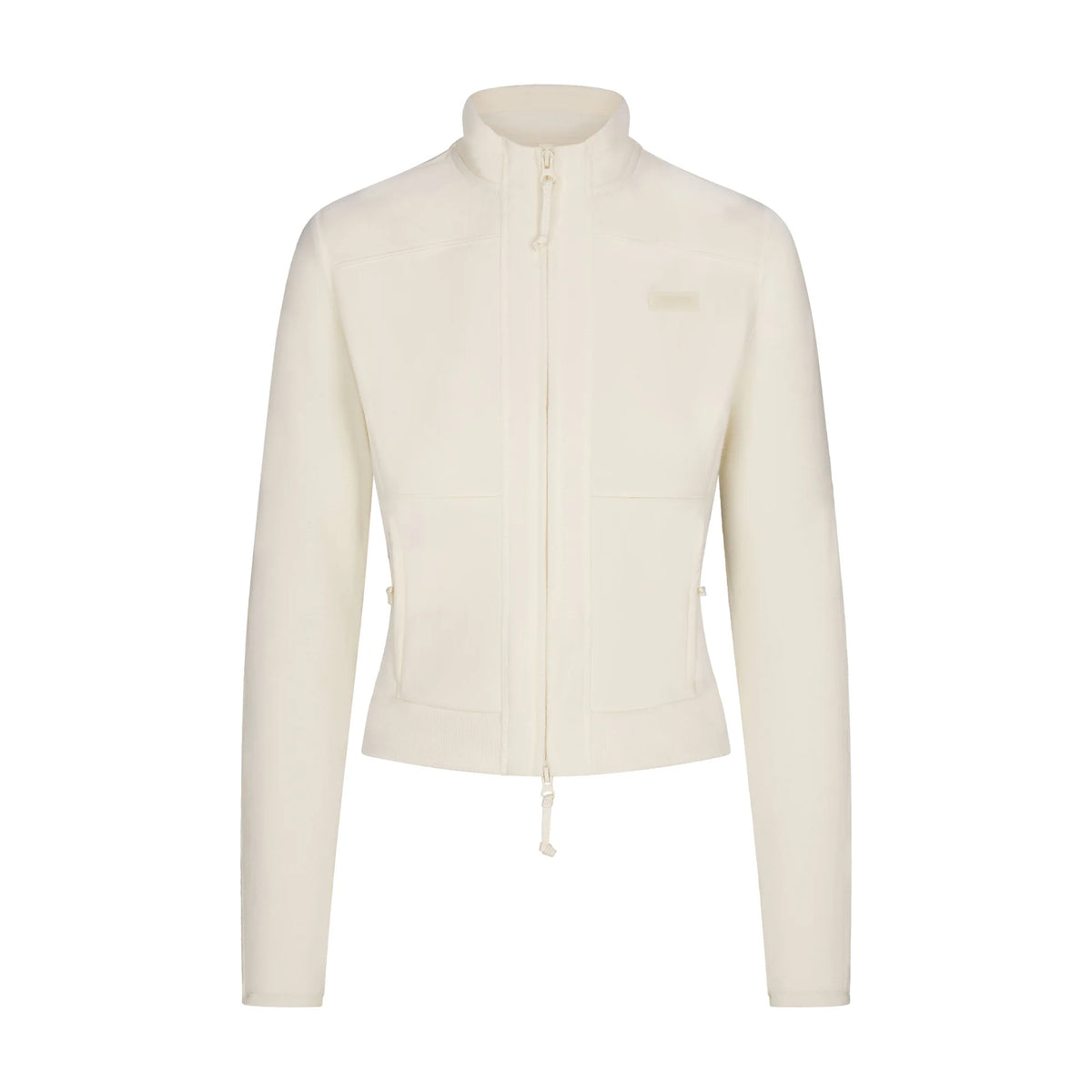 OUTDOOR FLEECE FITTED JACKET | ECRU