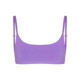 COTTON JERSEY SCOOP BRALETTE | ULTRA VIOLET