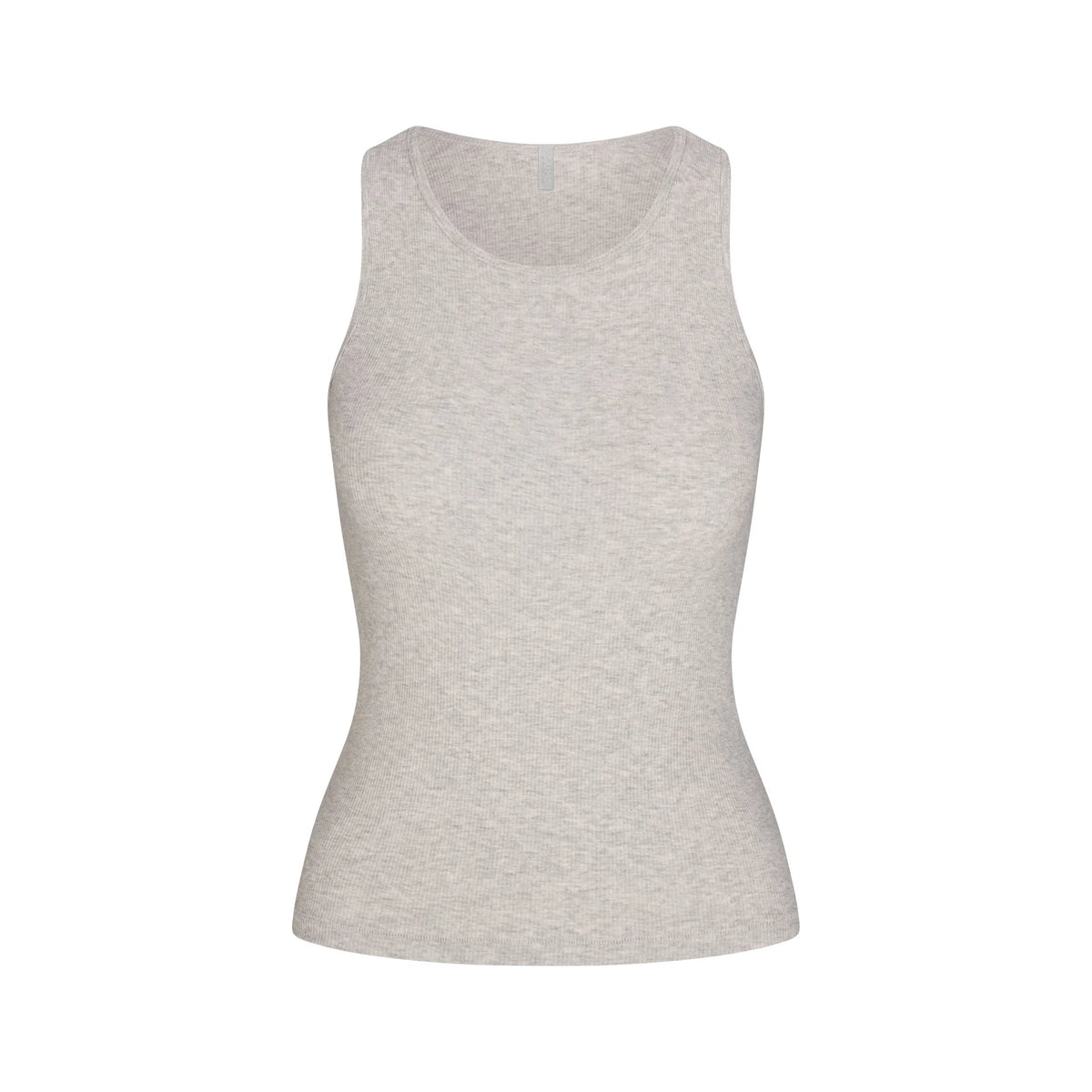 RIB SLEEP TANK | LIGHT HEATHER GREY