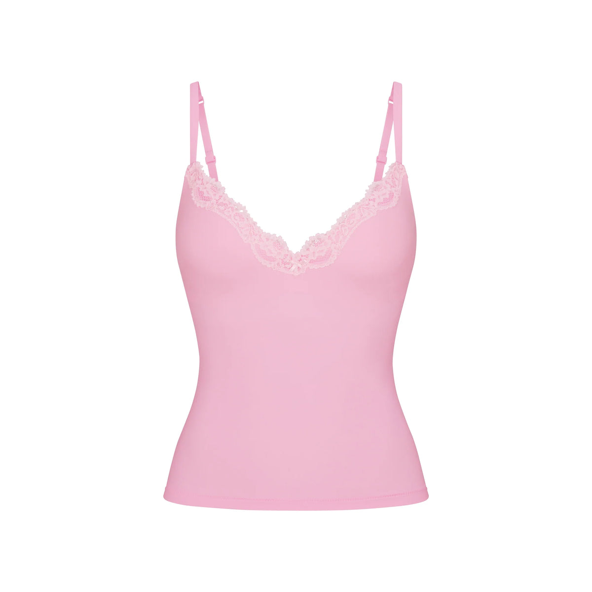 FITS EVERYBODY LACE PUSH-UP CAMI | BUBBLE GUM TONAL