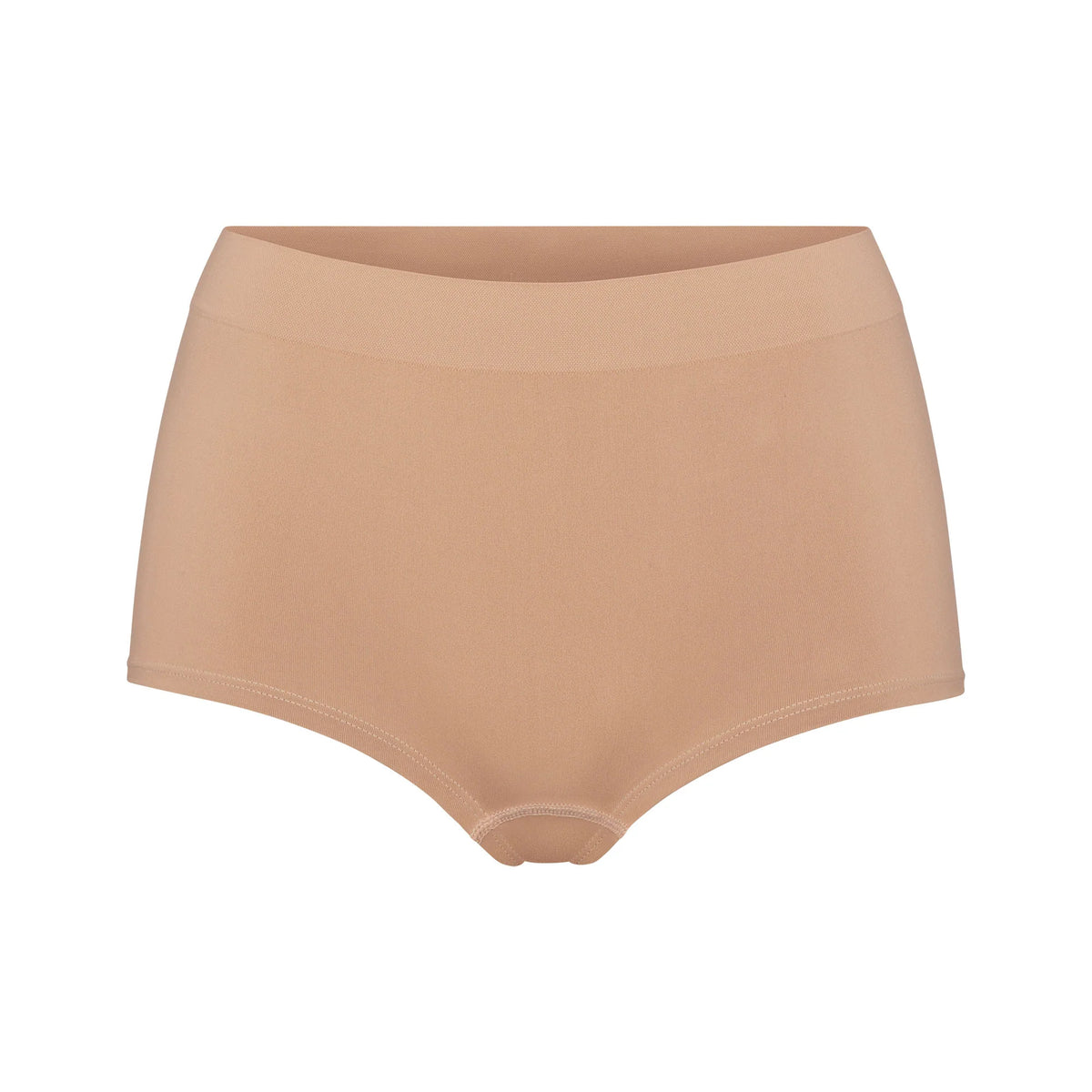 SOFT SMOOTHING SEAMLESS BOY SHORT | OCHRE