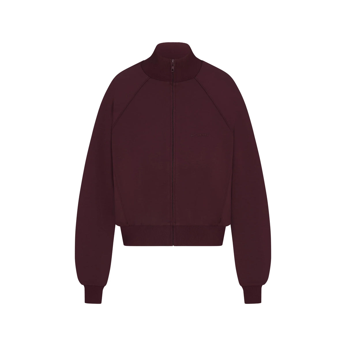 NikeSKIMS MATTE TRICOT TRACK JACKET | CURRANT