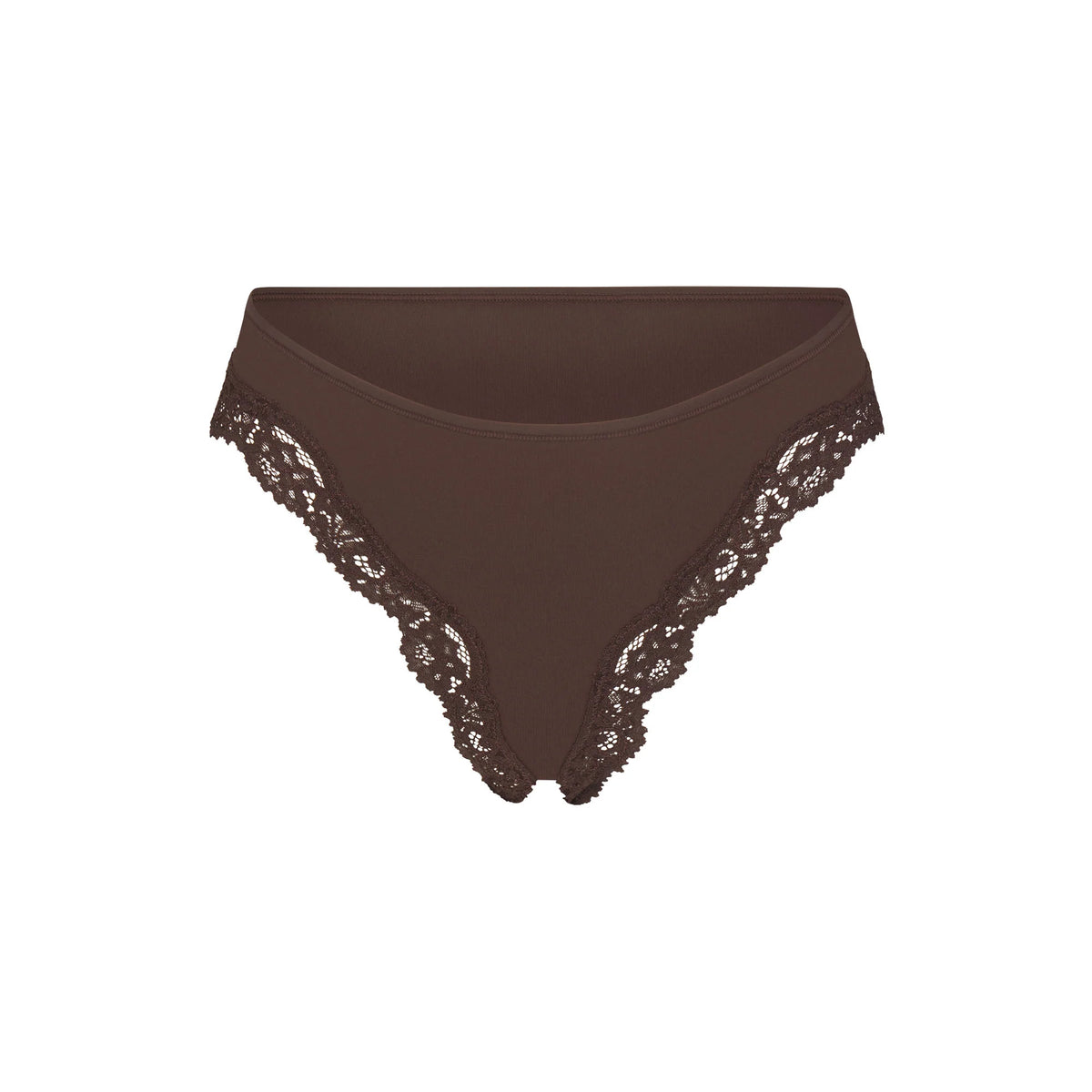 FITS EVERYBODY LACE TANGA | ESPRESSO