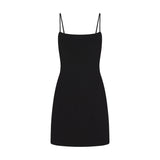 REFINED KNIT MINI DRESS | OBSIDIAN
