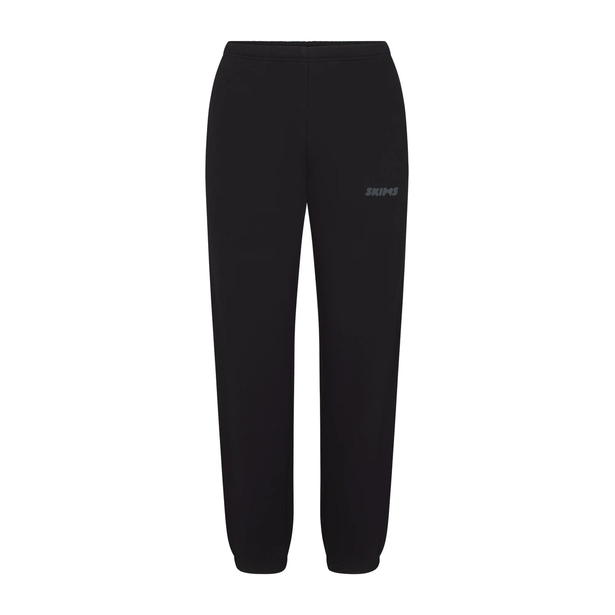 COTTON FLEECE JOGGER WITH EMBOSSED LOGO | ONYX