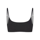 EVERYDAY COTTON SCOOP BRALETTE | ONYX