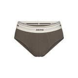 SKIMS COTTON RIB MENS BRIEF | JUNGLE