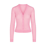 SHEER KNIT CARDIGAN | PEONY