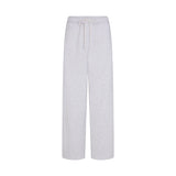 COTTON FLEECE OVERSIZED STRAIGHT LEG PANT | LIGHT HEATHER GREY