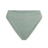 COTTON JERSEY CHEEKY TANGA | MINERAL