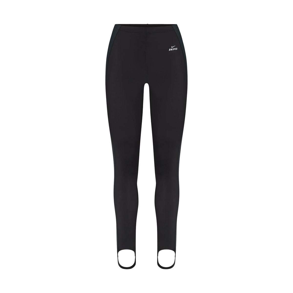 NikeSKIMS SHINE DRAWCORD STIRRUP 26" LEGGING | OBSIDIAN AND DARK TEAL