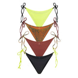 SIGNATURE SWIM DIPPED TIE BIKINI BOTTOM 4-PACK | OMBRE SNAKE MULTI