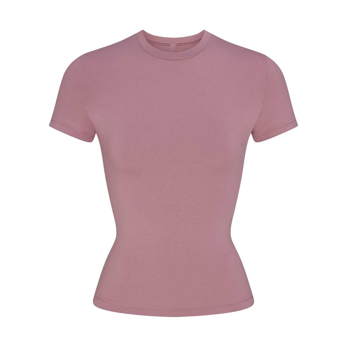 COTTON JERSEY T-SHIRT | MUTED MAUVE