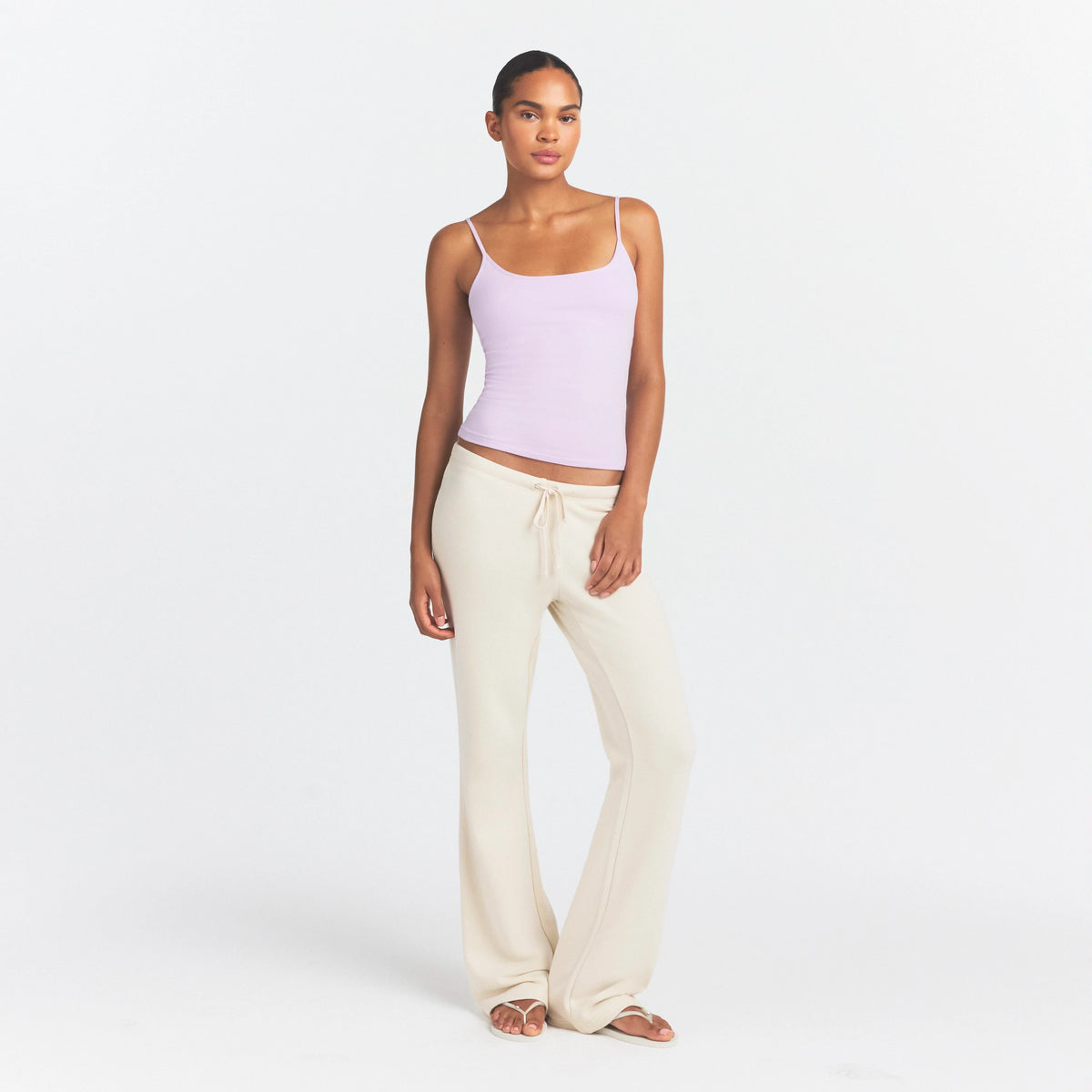 COTTON JERSEY SCOOP NECK CAMI | SUGAR PLUM