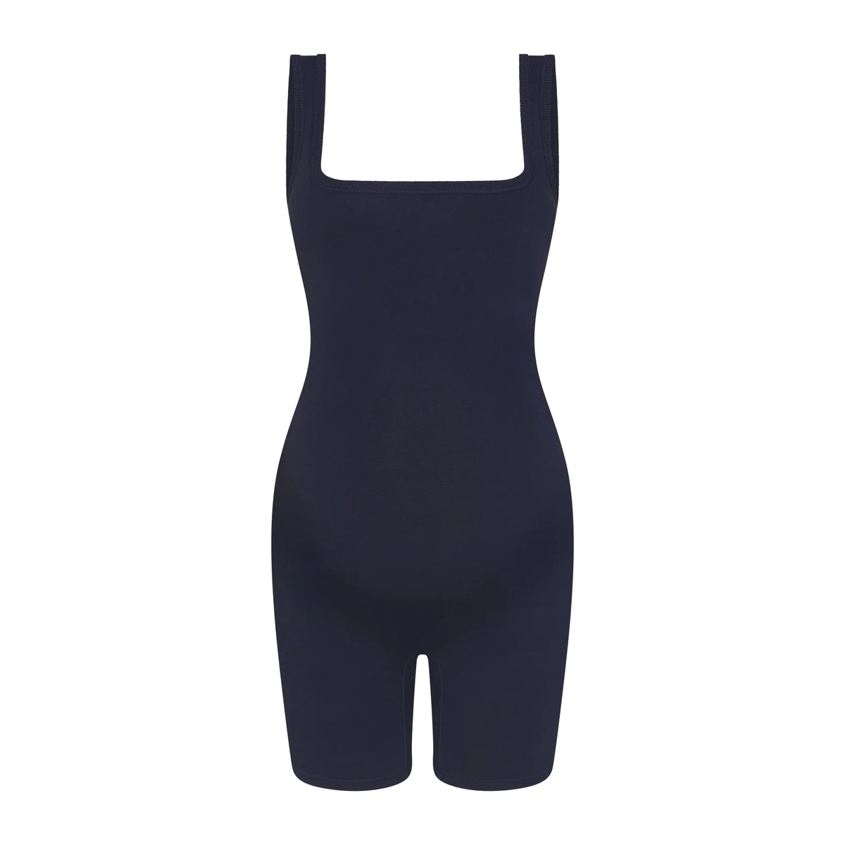 COTTON JERSEY MATERNITY ONESIE | NAVY
