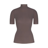 NikeSKIMS WEIGHTLESS LAYERS MOCK NECK SHORT SLEEVE T-SHIRT | BOULDER