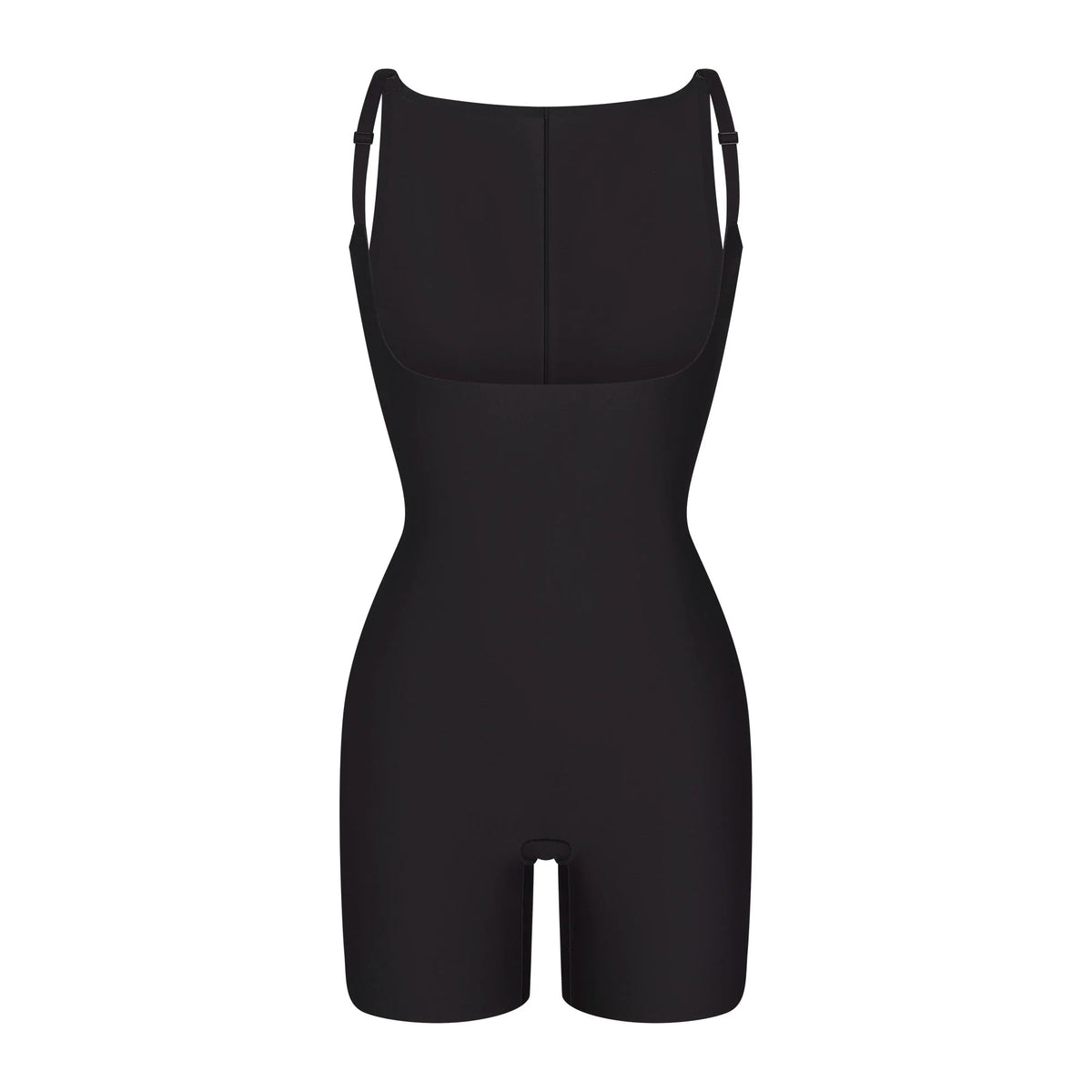 SKIMS BODY CORE SCULPT BACK SMOOTHING OPEN BUST MID THIGH BODYSUIT | ONYX