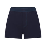 COTTON RIB LOOSE BOXER | NAVY