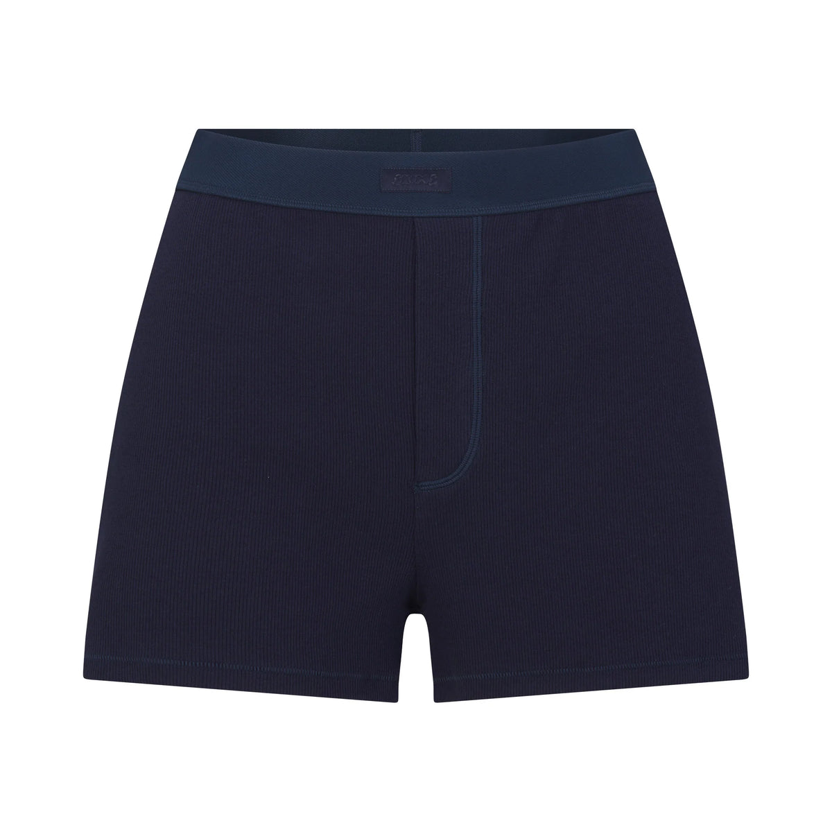 COTTON RIB LOOSE BOXER | NAVY