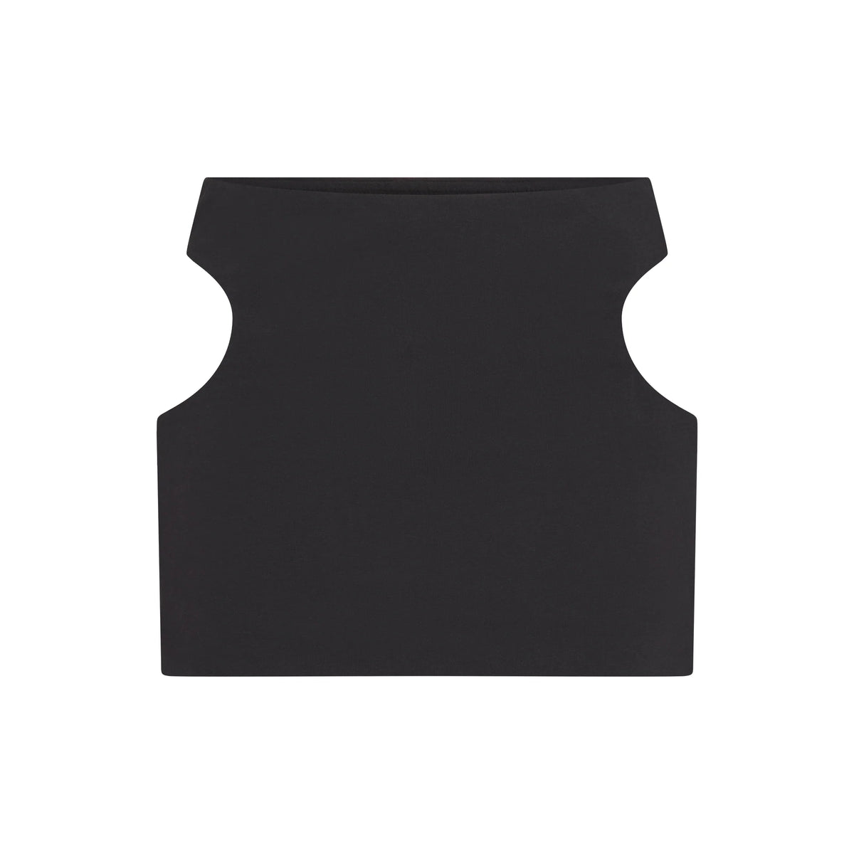 COTTON JERSEY CUT OUT MINI SKIRT | SOOT