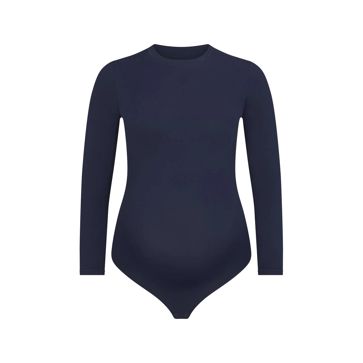 FITS EVERYBODY MATERNITY LONG SLEEVE BRIEF BODYSUIT | NAVY