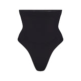 SEAMLESS SCULPT HIGH-WAISTED THONG | ONYX