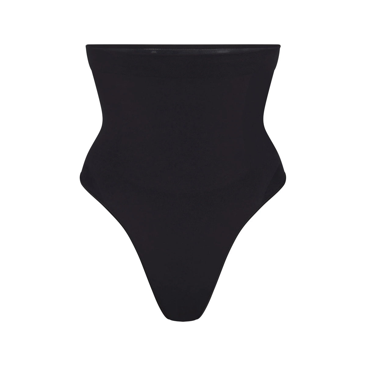 SEAMLESS SCULPT HIGH-WAISTED THONG | ONYX
