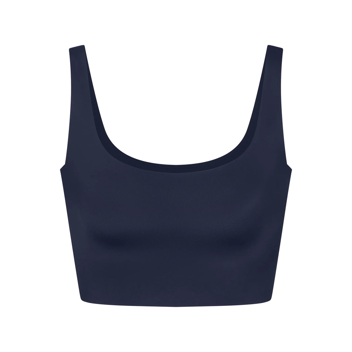 NikeSKIMS SHINE SCOOP NECK BRA TOP | NAVY