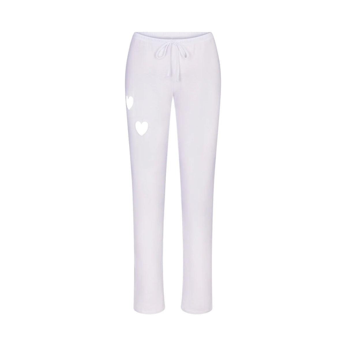 WORN IN JERSEY HEART STRAIGHT LEG PANT | SNOW