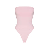 SMOOTH LAYERS STRAPLESS BODYSUIT | PEONY