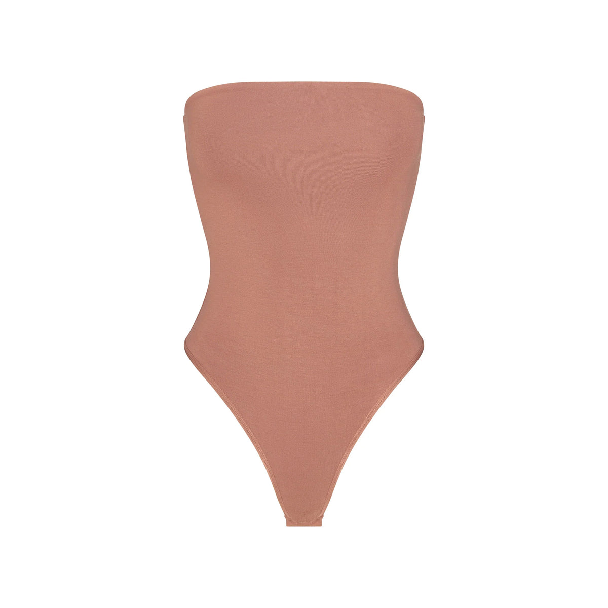SMOOTH LAYERS STRAPLESS BODYSUIT | NUTMEG