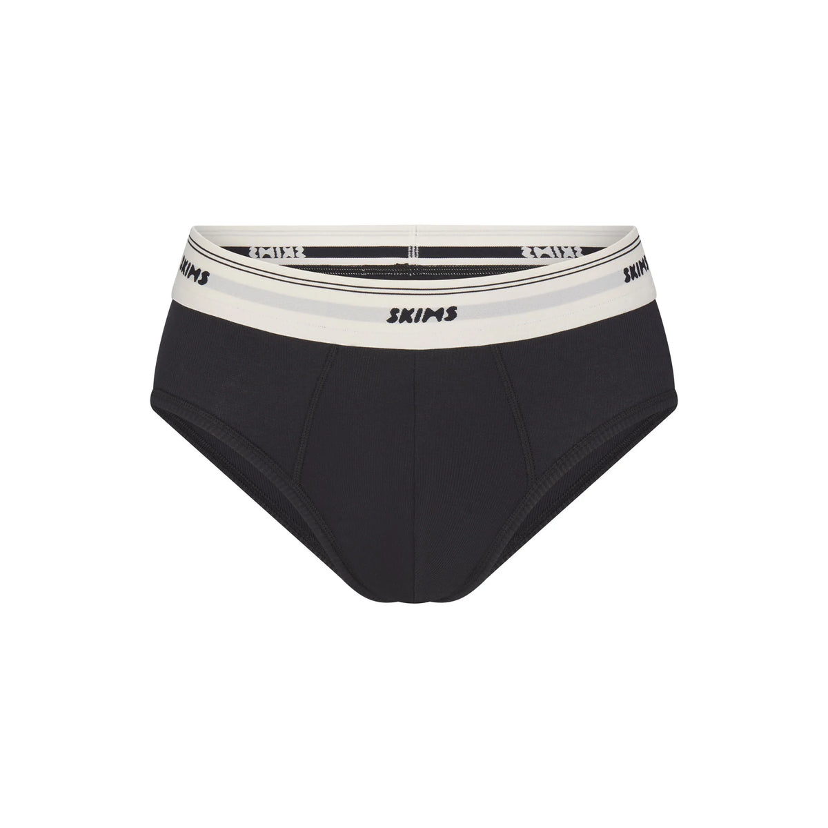 SKIMS COTTON RIB MENS BRIEF | ONYX