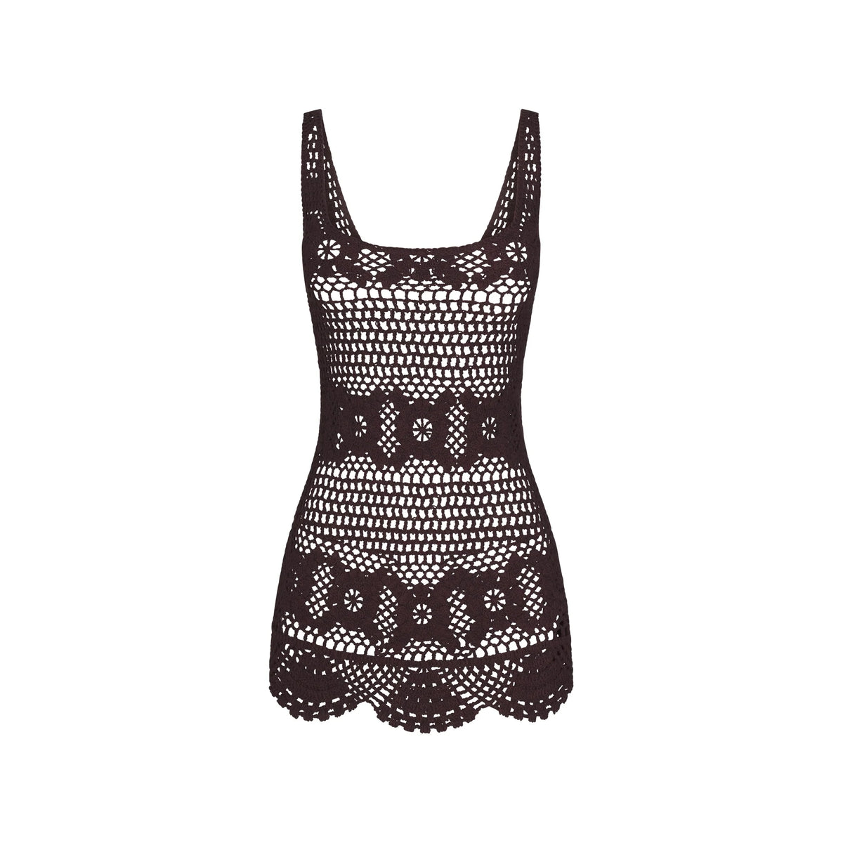 SWIM COVER-UPS CROCHET MINI TANK DRESS | PHOENIX
