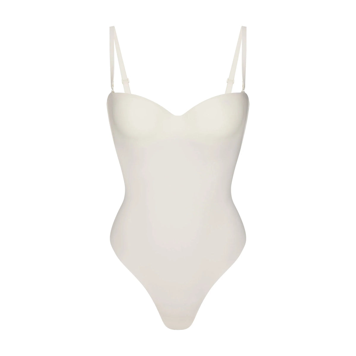 SKIMS BODY UNDERWIRE THONG BODYSUIT | IVORY
