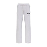 COTTON FLEECE LOGO CLASSIC STRAIGHT LEG PANT | LIGHT HEATHER GREY WITH ONYX LOGO