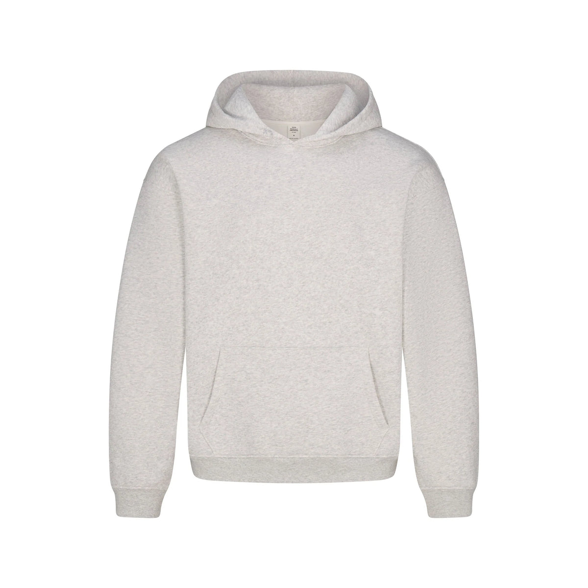 FLEECE LOUNGE MENS RELAXED HOODIE | LIGHT HEATHER GREY