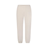 DRAPEY FRENCH TERRY CROPPED JOGGER | BUFF