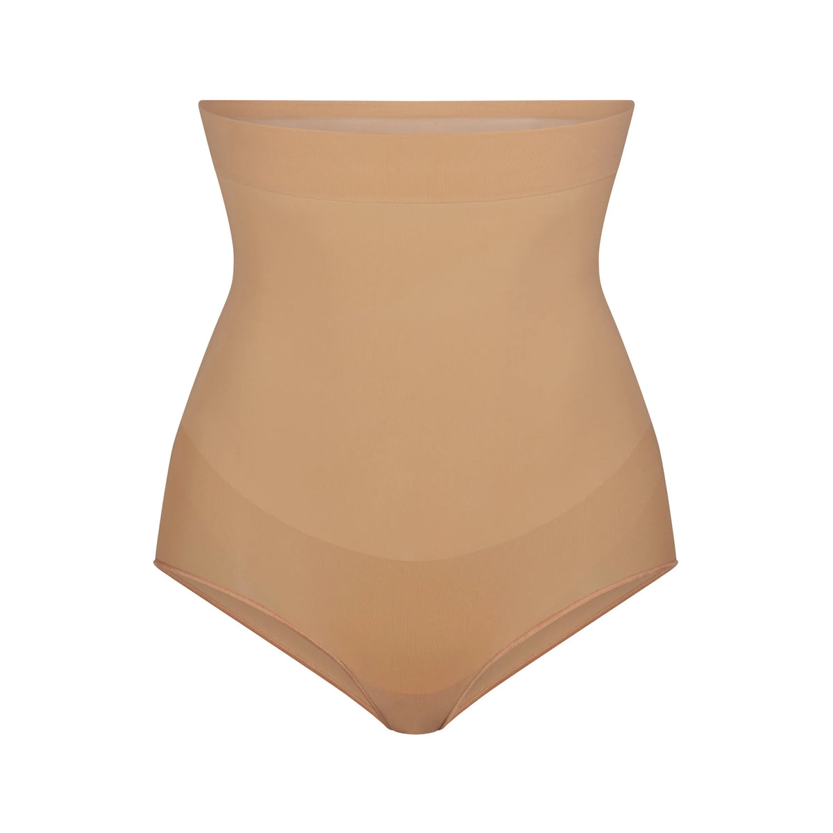 SHEER SEAMLESS HIGH-WAISTED BRIEF | OCHRE