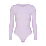 FITS EVERYBODY LONG SLEEVE CREW NECK BODYSUIT | LILY